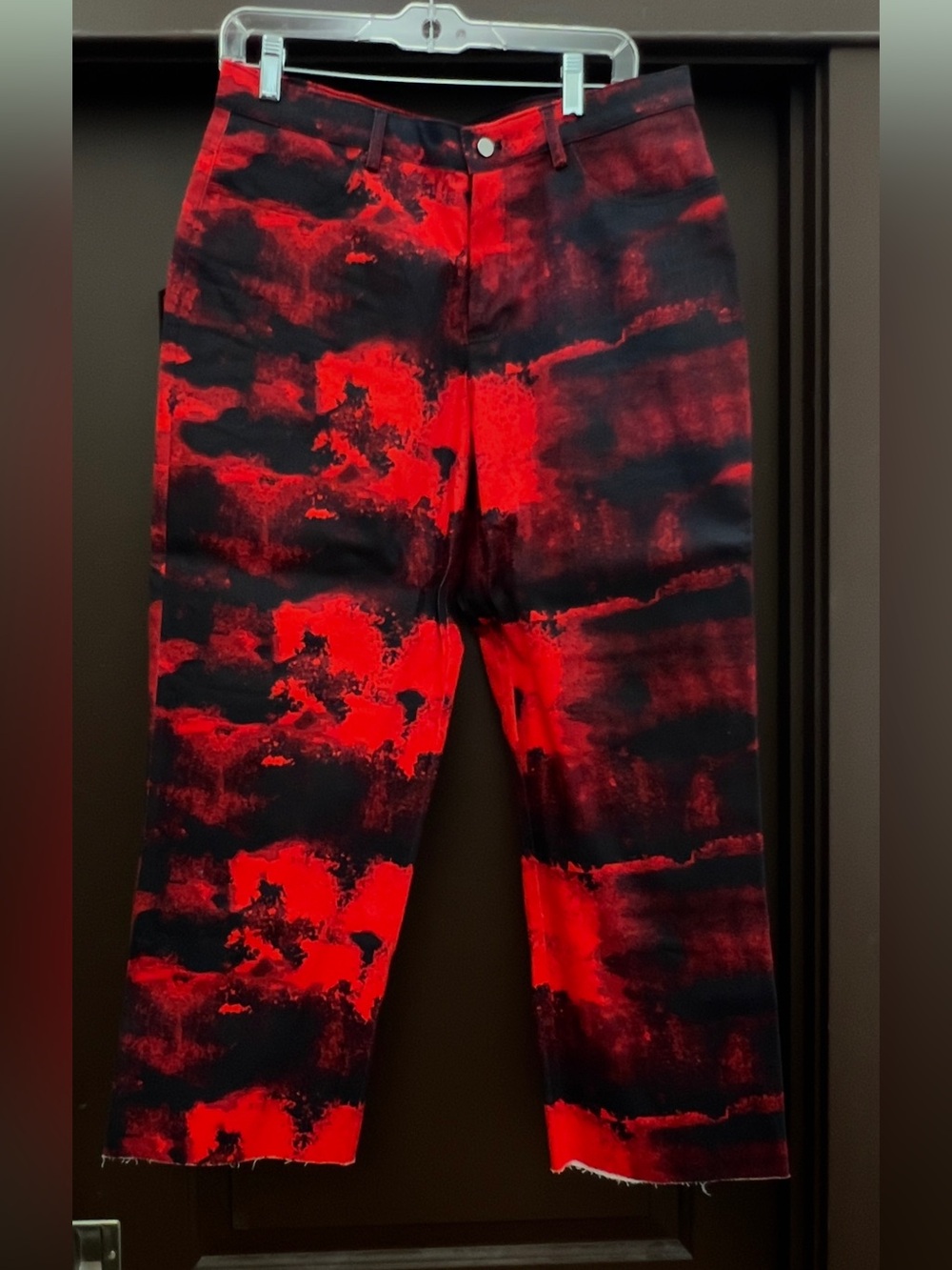 The Kit Red & Black Tie-Dye Alexa Pants